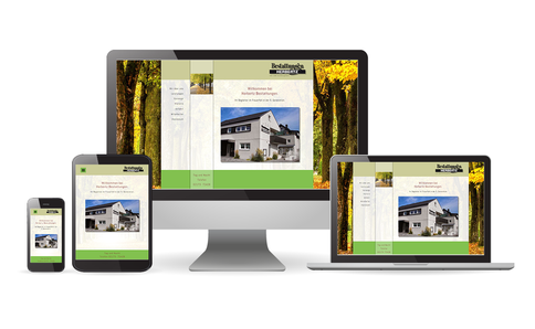 Referenz - Bestattungen Herbertz GmbH Homepage Bestattungen Herbertz GmbH, das moderne Farben und benutzerfreundliche Navigation zeigt.